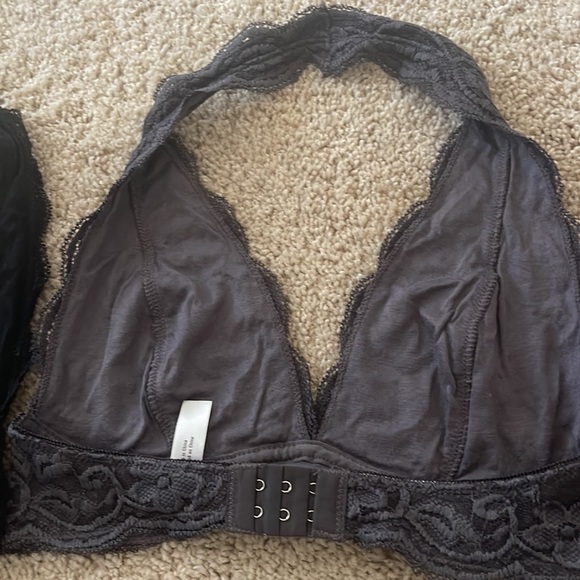 Bundle of Free People Galloon Lace Halter Bras - Picture 7 of 8